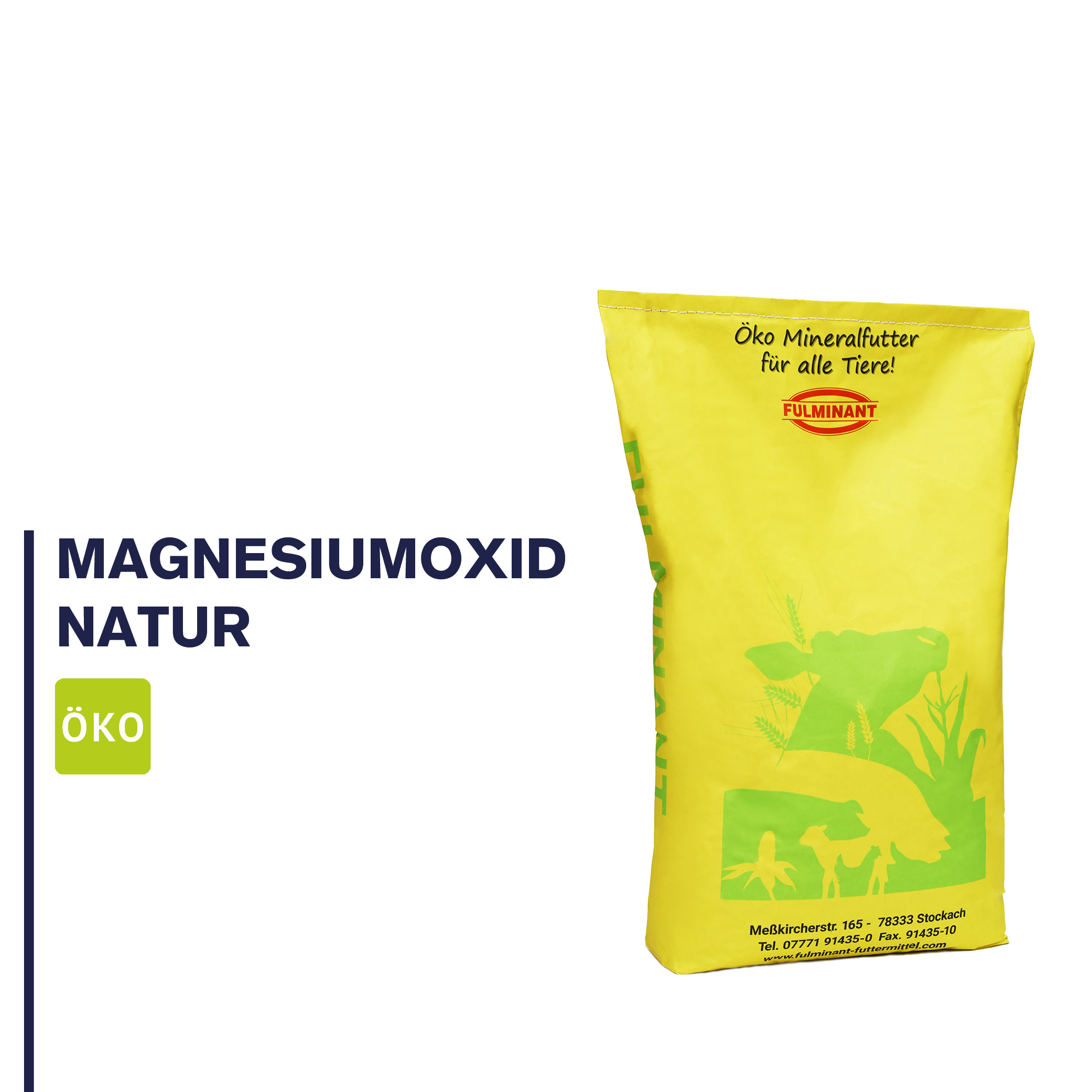 Magnesiumoxid Natur Sackware*B